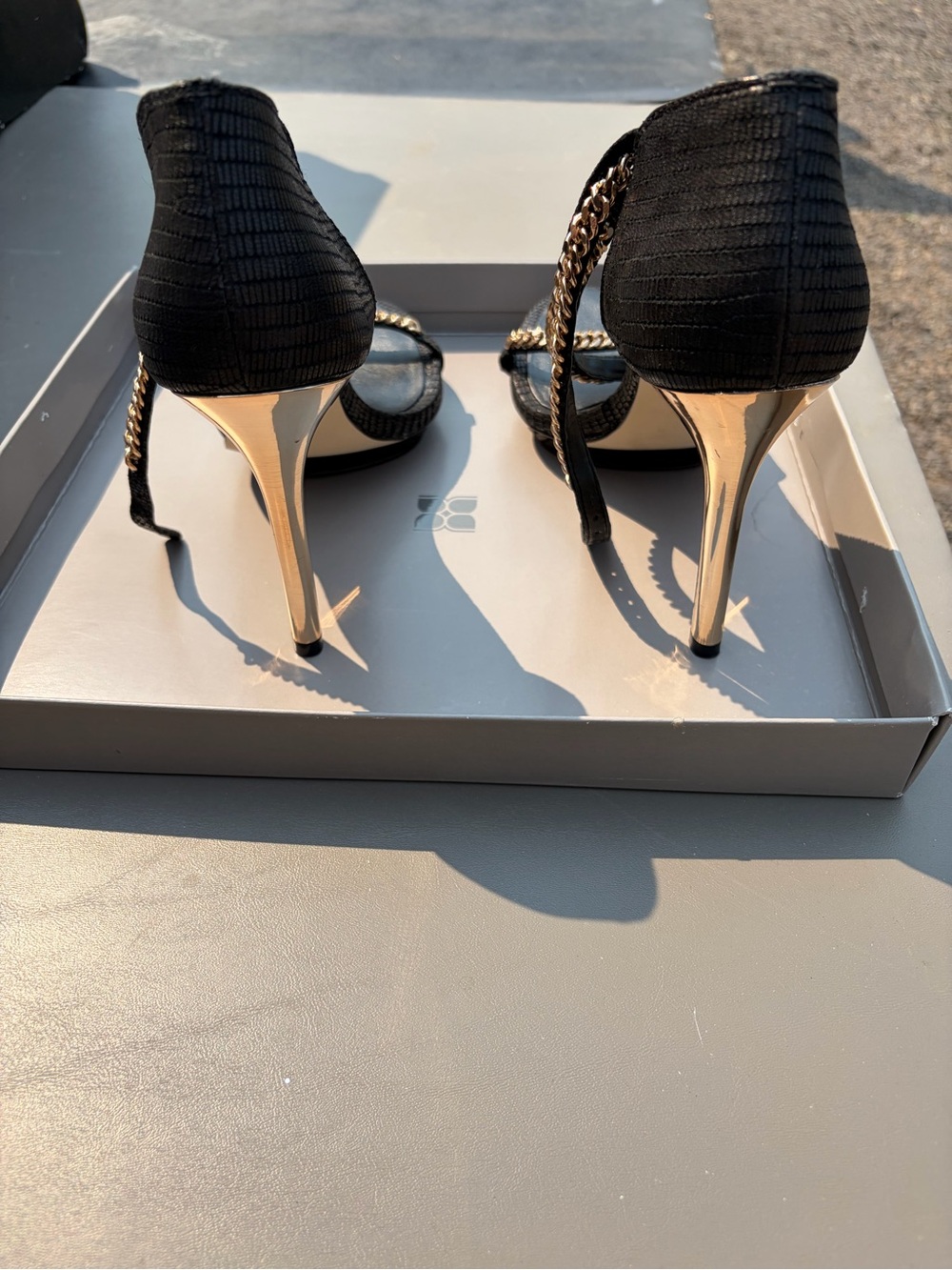 Black Matte Tejus Women's Heel - Picture 4 of 4
